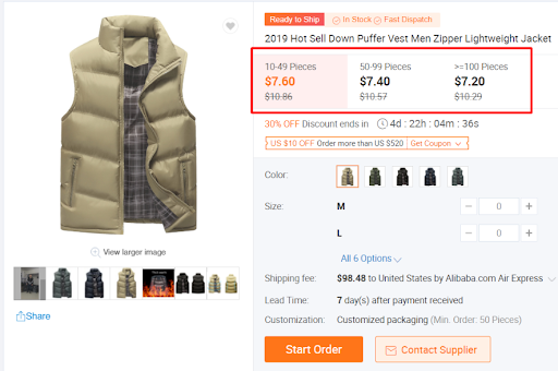 sellers can now offer quantity discounts to customers