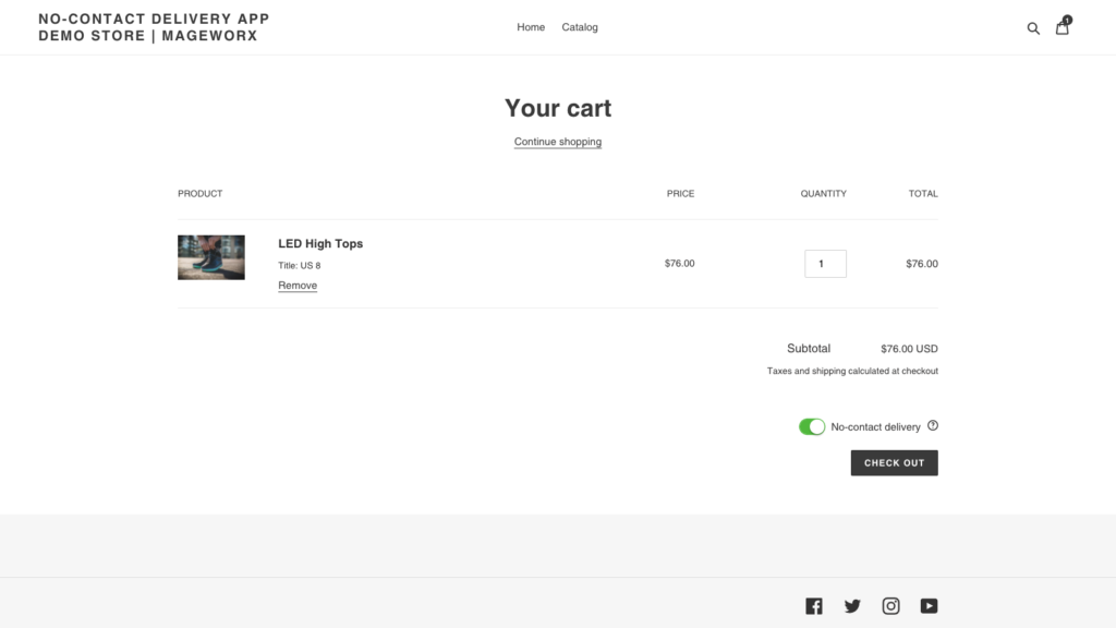 New Free App for Shopify―No-Contact Delivery | MageWorx Shopify Blog