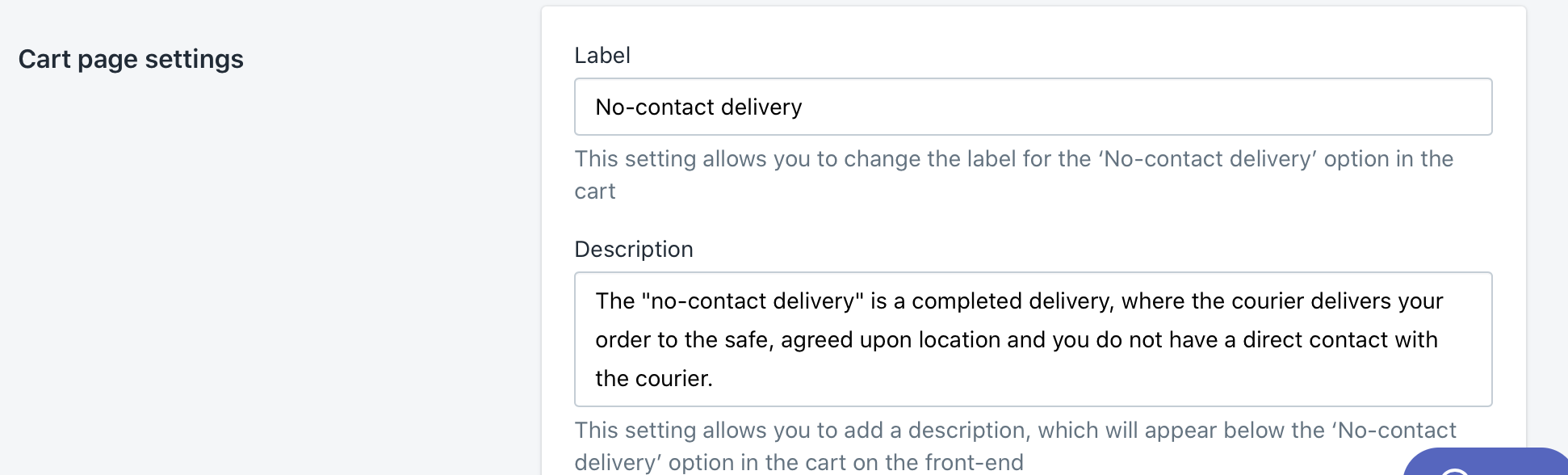 No-contact delivery