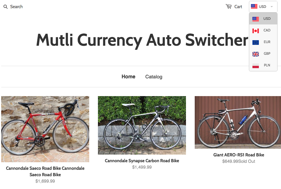 Multi Currency Auto Switcher